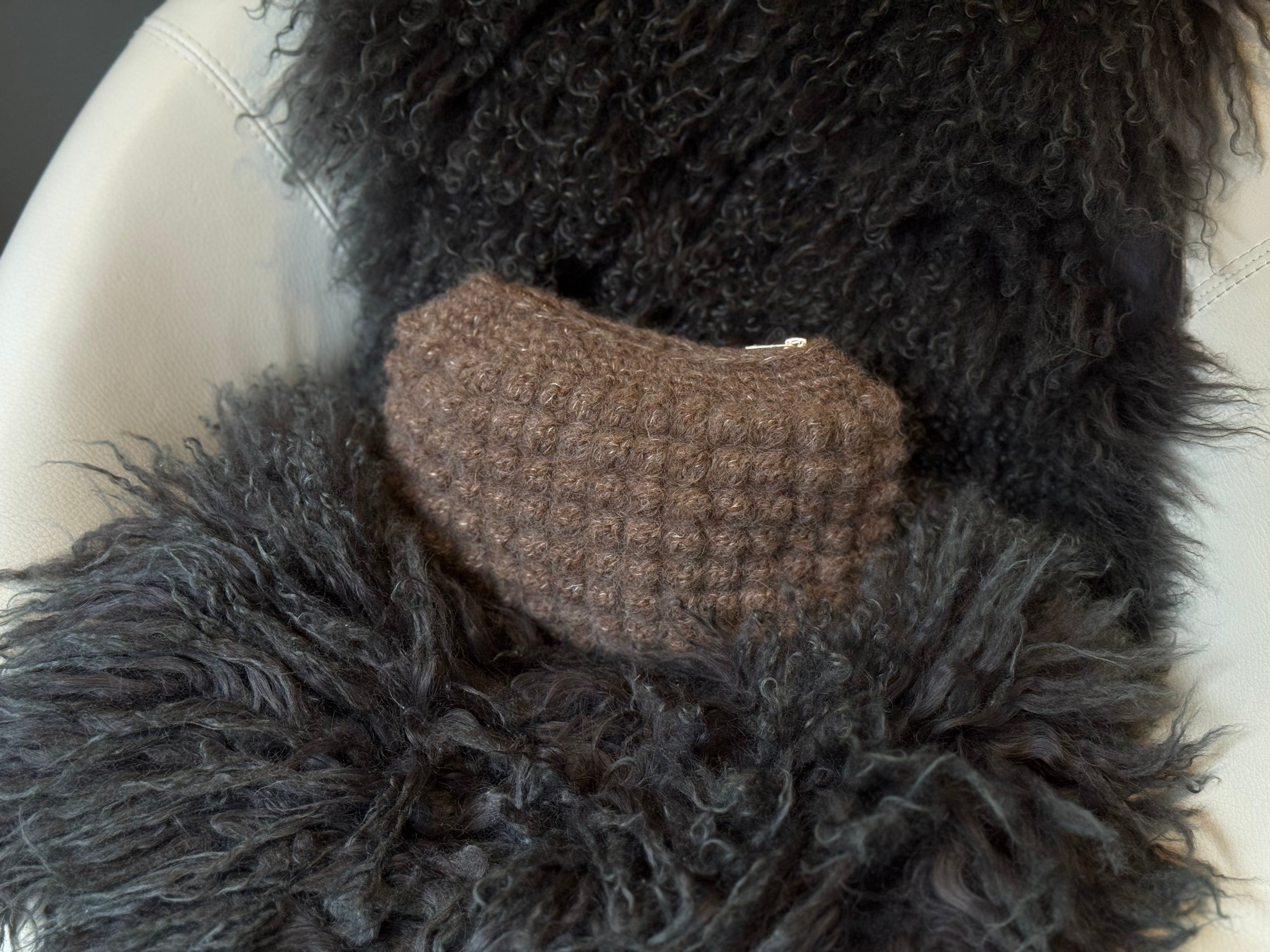 Maxi Bubble Bag, Chestnut