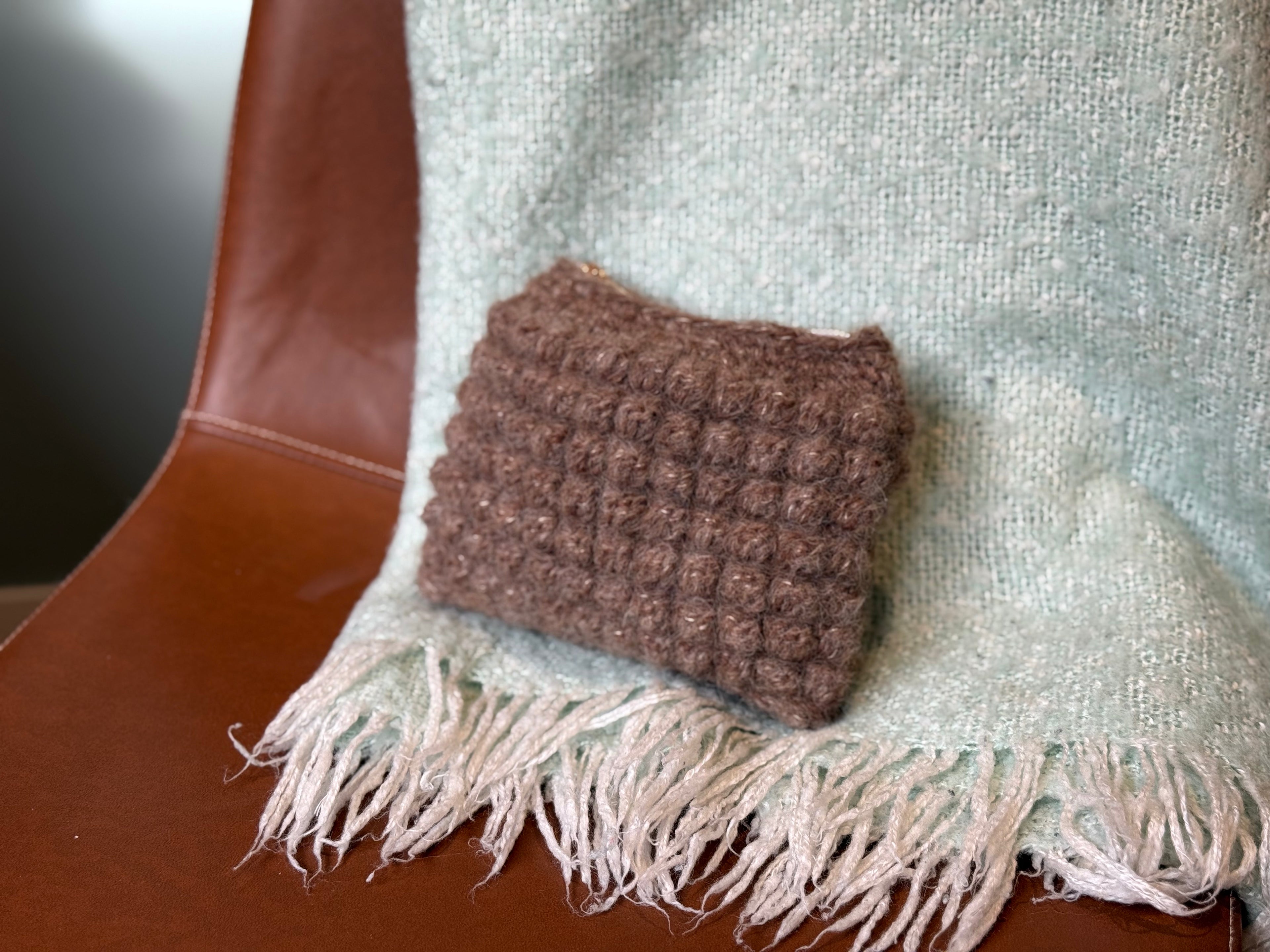 Midi Bubble Bag, Chestnut